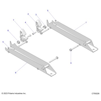 BODY, SEAT MOUNTING, PASSENGER - Z26RPK2KAR/BR/AV/BV/AC/BC/AJ/BJ (C750226)