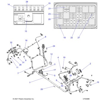 ELECTRICAL, WIRE HARNESS, CHASSIS - Z23GAC92A/92B (C702986)