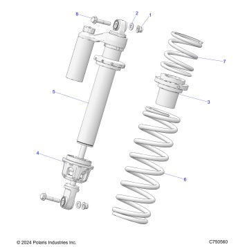SUSPENSION, FRONT SHOCK MOUNTING - Z25NMB99A4/B4 (C750560)