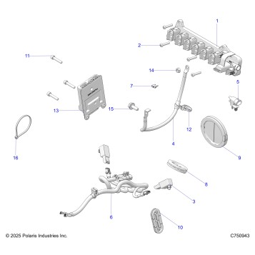 ELECTRICAL, WIRE HARNESS, PERIPHERAL - Z26RPK2KAR/BR/AV/BV/AC/BC/AJ/BJ (C750943)
