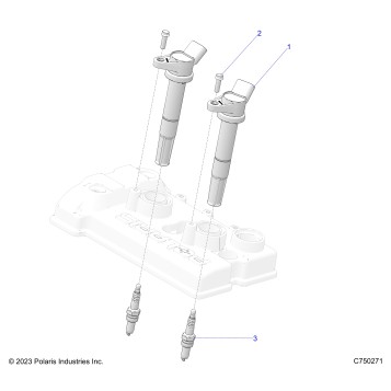 ENGINE, COILS & SPARK PLUGS - Z25XPD92A/92B (C750271)