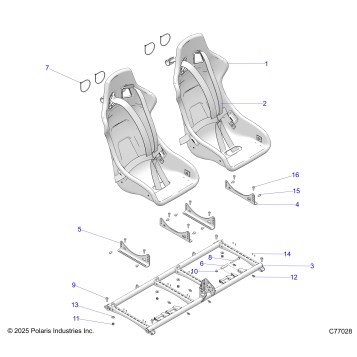 BODY, SEATS - Z26RRL2KAL (C77028)