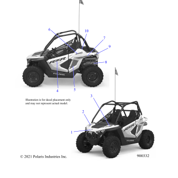 BODY, DECALS - Z21HCB18B2 (900332)