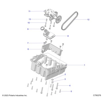 ENGINE, OIL PUMP & PAN - Z25XPD92A/92B (C7502783)