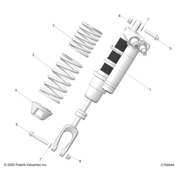 SUSPENSION, FRONT SHOCK MOUNTING - Z26R4K2KAC/BC/AR/BR/AJ/BJ/AV/BV (C750944)