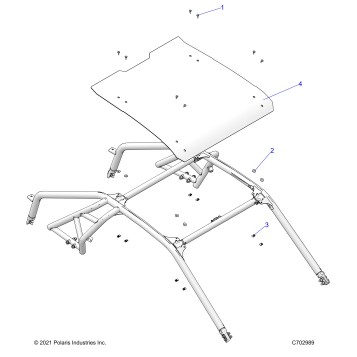 BODY, ROOF - Z23GAD92A/92B (C702989)