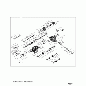 DRIVE TRAIN, MAIN GEARCASE INTERNALS - Z23A5P87A4/K87A(702761)
