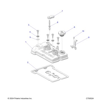 ENGINE, VALVE COVER - Z25NMB99A4/B4 (C750524)