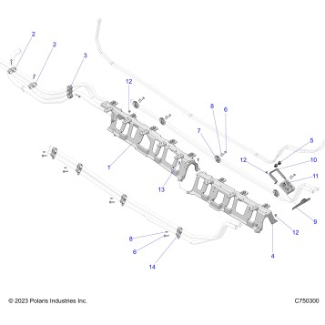 ENGINE, COOLING MOUNTING - Z26S4P92BL (C750300)