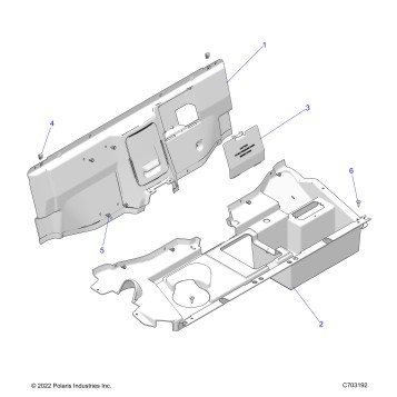 BODY, REAR CLOSEOFF - Z23NAE99A/99B (C703192)