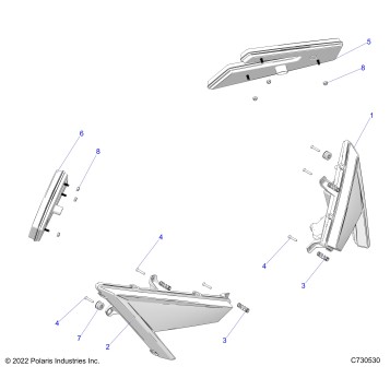 ELECTRICAL, HEADLIGHTS AND TAILLIGHTS - Z23GAE92A/92B (C730530)