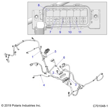 ELECTRICAL, WIRE HARNESS - Z20CHA57A2 (C701048-1)