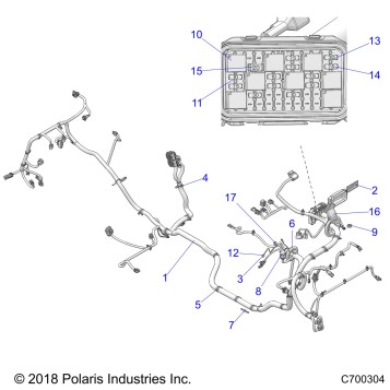 ELECTRICAL, WIRE HARNESS - Z20NAE99AC/AL/AN/BC/BL/BN/LL/R99AZ/BZ (C700304)