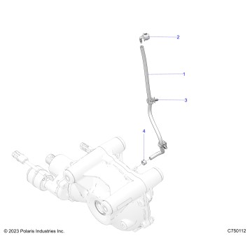 DRIVE TRAIN, FRONT GEARCASE VENTING - Z25XPD92A/92B (C750112)