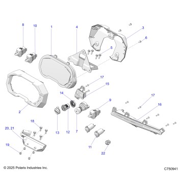 ELECTRICAL, DASH INSTRUMENTS, CONTROLS, & LIGHTING -  Z26RPK2KAR/BR/AV/BV/AC/BC/AJ/BJ (C750941)