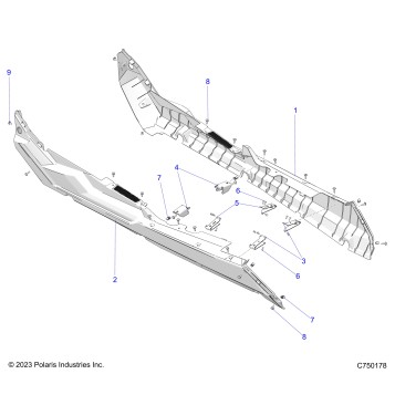 BODY, ROCKERS - Z25X4B92AP/BP (C750178)