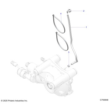 DRIVE TRAIN, GEARCASE VENTING, FRONT - Z25RRL2KAL (C750848)