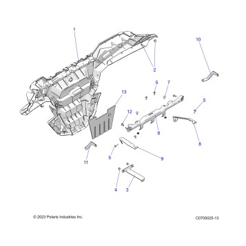 BODY, REAR BUMPER - Z26NMX99A4/A6 (C0705025-13)