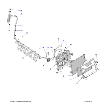 ENGINE, COOLING, RADIATOR - Z22MAU92AP/BP (C0702889-3)