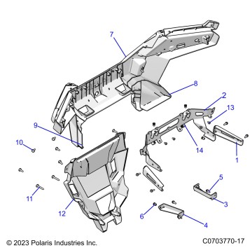 BODY, REAR BUMPER - Z23GAD92A/92B (C702962)