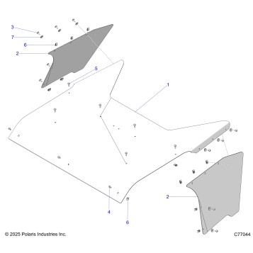 BODY, ROOF - Z26RRL2KAL (C77044)