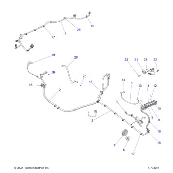 ELECTRICAL, WIRE HARNESS, PERIPHERAL - Z23RGC2KAJ/BJ (C703297)