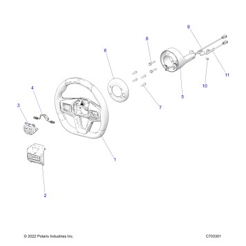 STEERING, WHEEL - Z23RGC2KAJ/BJ (C703301)
