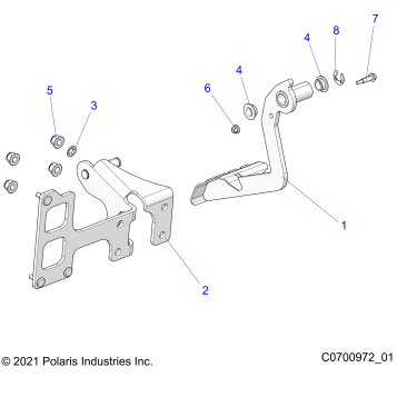 BRAKES, PEDAL - Z23N4K99A/99B (C0700972_01)