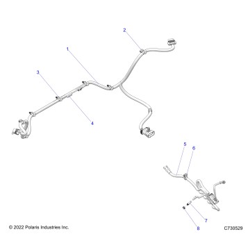 ELECTRICAL, WIRE HARNESS, PERIPHERAL - Z23GAE92A/92B (C730529)
