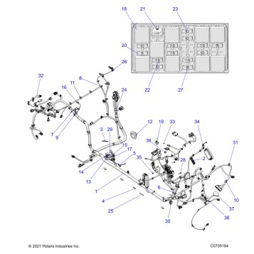 ELECTRICAL, WIRE HARNESS, CHASSIS - Z23GAD92A/92B (C0705184)