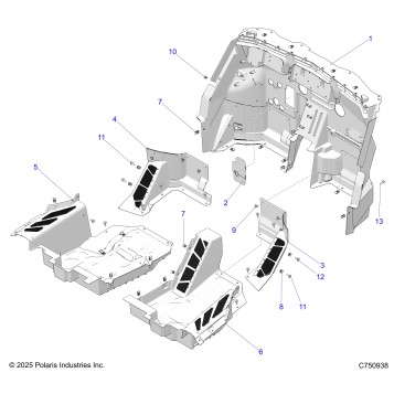 BODY, FLOOR PANELS, FRONT - Z26X4E92A4/B4/A6/B6 (C750938)