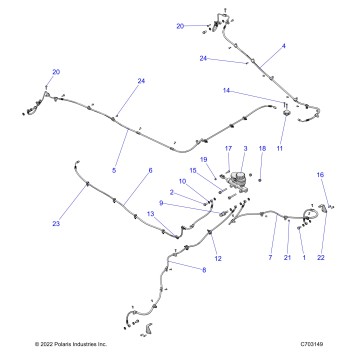 BRAKES, BRAKE LINES - Z23RGK2KAJ/BJ (C703149)