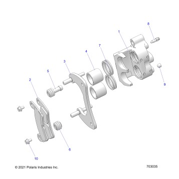 BRAKES, CALIPER, REAR - Z23RML2KAJ/BJ/AK/BK (C701142-01)