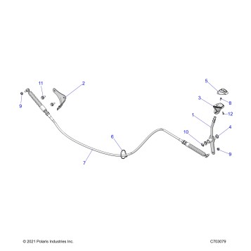 DRIVE TRAIN, GEAR SELECTOR - Z26NMX99A4/A6 (C703079)