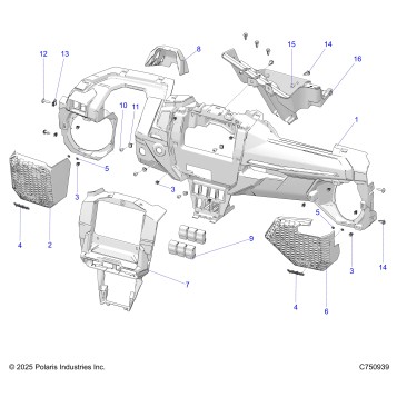 BODY, DASH LOWER - Z26RPK2KAR/BR/AV/BV/AC/BC/AJ/BJ (C750939)