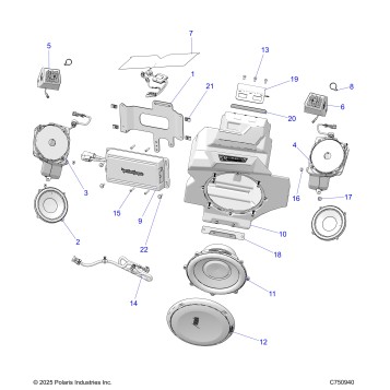 ELECTRICAL, AUDIO, FRONT - Z26RPK2KAR/BR/AV/BV/AC/BC/AJ/BJ (C750940)