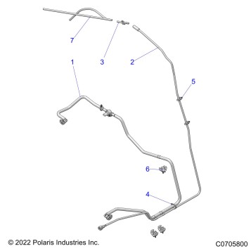 FUEL SYSTEM, LINES, STD. - Z23R4B92AK/BK (C0705800)
