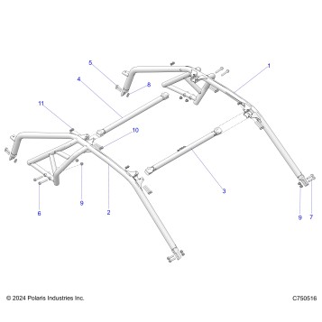 CHASSIS, CAB FRAME - Z25SPE92A4/B4 (C750516)