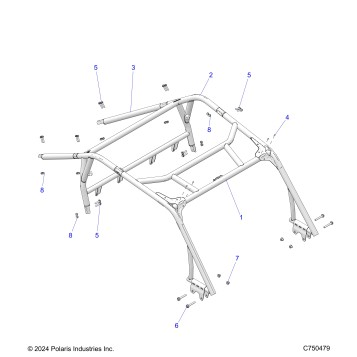 CHASSIS, CAB FRAME - Z25NEE99A4/B4/A5/B5 (C750479)