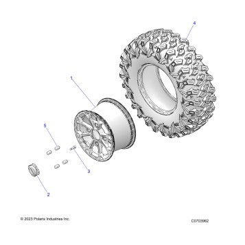 WHEELS, FRONT - Z26NMT99A4/B4/A6 (C0703962)