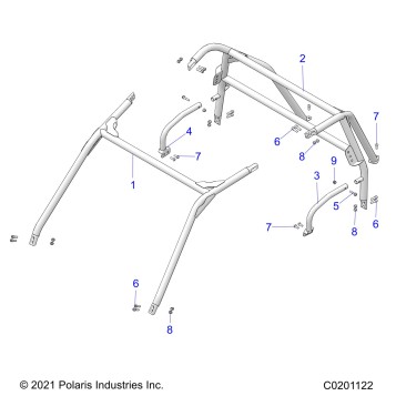 CHASSIS, CAB FRAME - Z26HCA18A4/A7/B4/B7 (C0201122)