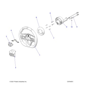 STEERING, WHEEL - Z22RME2KAG/BG/K2KAN/BN (C0704351)