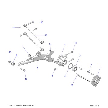 SUSPENSION, REAR - Z26HCA18A4/A7/B4/B7 (C0201098-2)