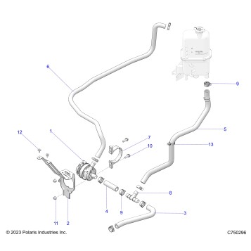 ENGINE, COOLING, WATERPUMP ASM. - Z25XPD92A/92B