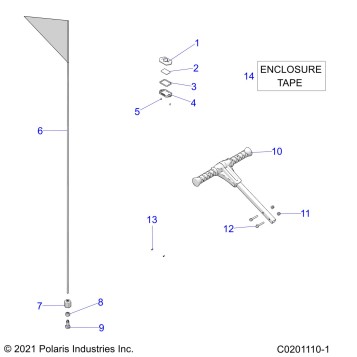 BODY, FLAG, BEACON and PASS HANDLE - Z26HCA18A4/A7/B4/B7 (C0201110-1)