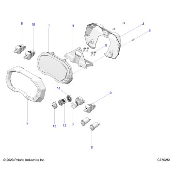 ELECTRICAL, DASH INSTRUMENTS, CONTROLS, & LIGHTING -  Z25RPE2KA4/B4 (C750254)