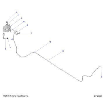ENGINE, COOLING, SURGE TANK & HOSES - Z26RPK2KAR/BR/AV/BV/AC/BC/AJ/BJ (C750146)