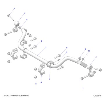 SUSPENSION, REAR, STABILIZER BAR - Z26ASF99A6 (C730516)