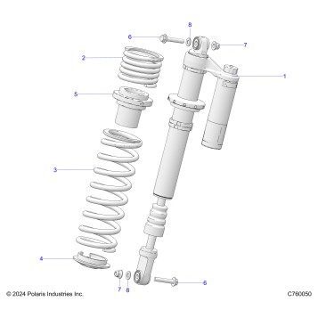 SUSPENSION, FRONT SHOCK MOUNTING - Z25XPB92AP/BP (C760050)