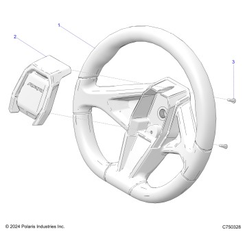 STEERING, WHEEL - Z25SPE92A4/B4 (C750328)